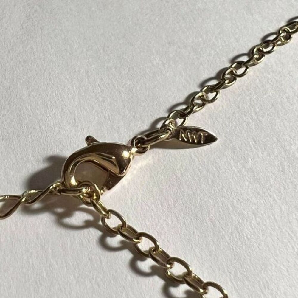 Women's NWT Signed‎ Beige Statement Necklace 16 in - Picture 3 of 5